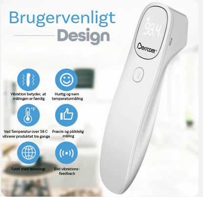 Berrcom infrarødt pandetermometer